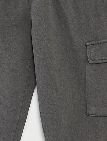 Joggers multi-tasche in tessuto felpato leggero