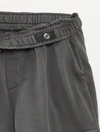 Joggers multi-tasche in tessuto felpato leggero