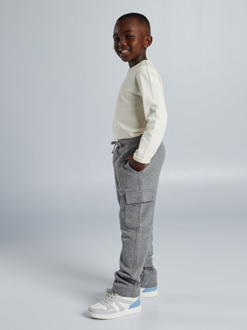 Joggers multitasche - Taglio + confortevole GRIGIO - Kiabi