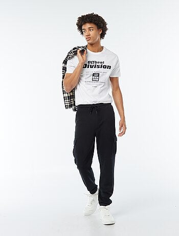 Joggers multitasche in felpa leggera