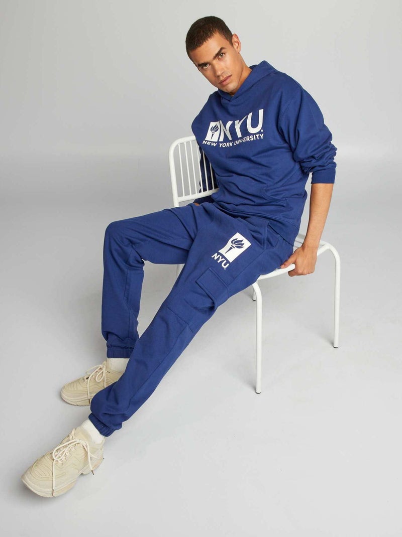 Joggers 'New York University' BLU - Kiabi