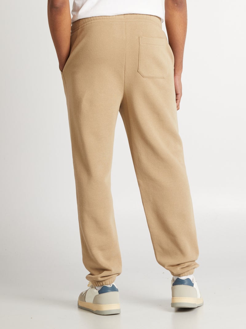 Joggers regular tinta unita BEIGE - Kiabi