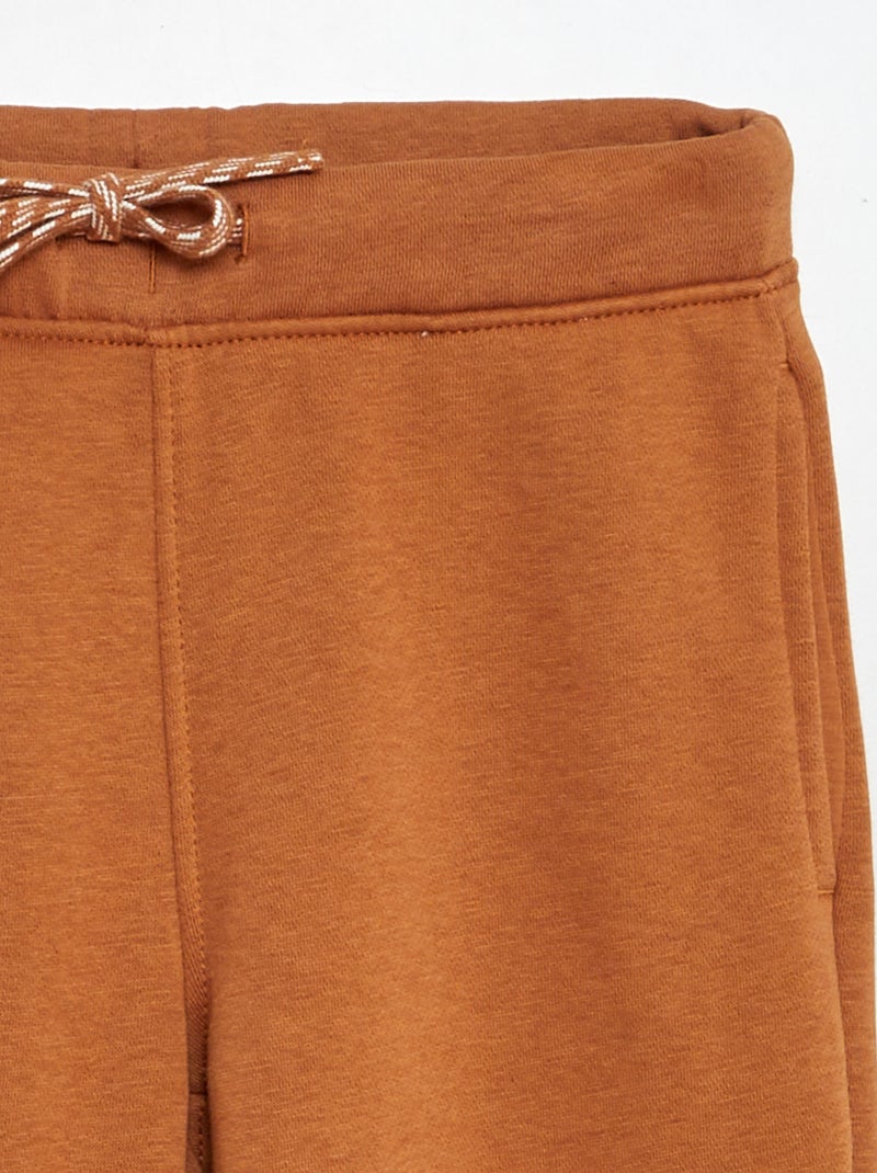 Joggers screziati con vita regolabile MARRONE - Kiabi