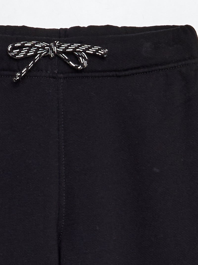 Joggers screziati con vita regolabile nero - Kiabi