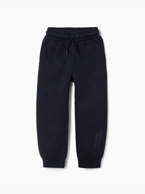 Joggers slim fit spazzolato con stampa - Kiabi Joggers slim fit spazzolato con stampa - Kiabi