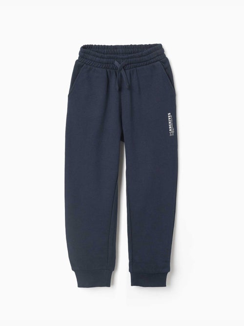 Joggers slim in pile con tasche e stampa ZY - Kiabi Joggers slim in pile con tasche e stampa ZY - Kiabi