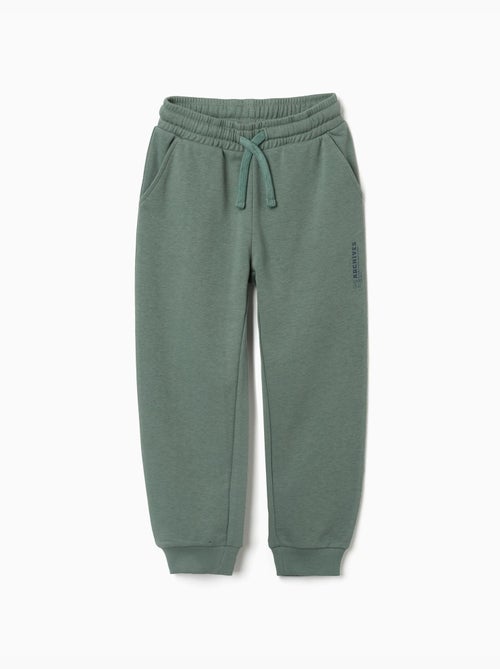 Joggers slim in pile con tasche e stampa ZY - Kiabi Joggers slim in pile con tasche e stampa ZY - Kiabi