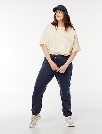 Joggers sportivi in french terry
