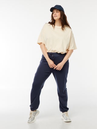 Joggers sportivi in french terry