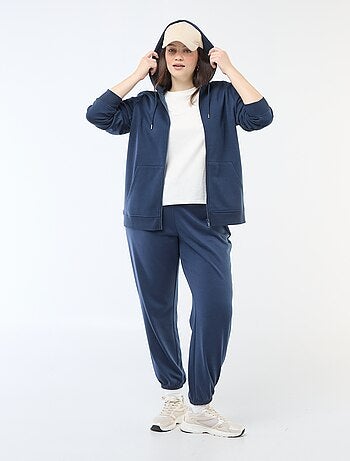 Joggers sportivi in french terry