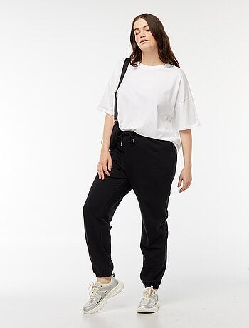 Joggers sportivi in french terry