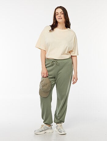 Joggers sportivi in french terry
