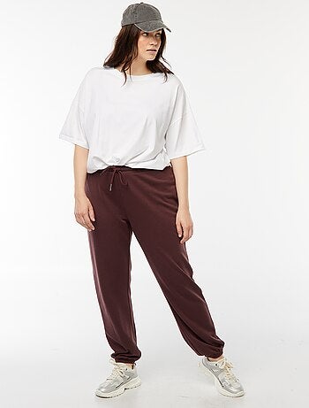 Joggers sportivi in french terry