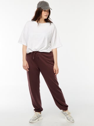 Joggers sportivi in french terry