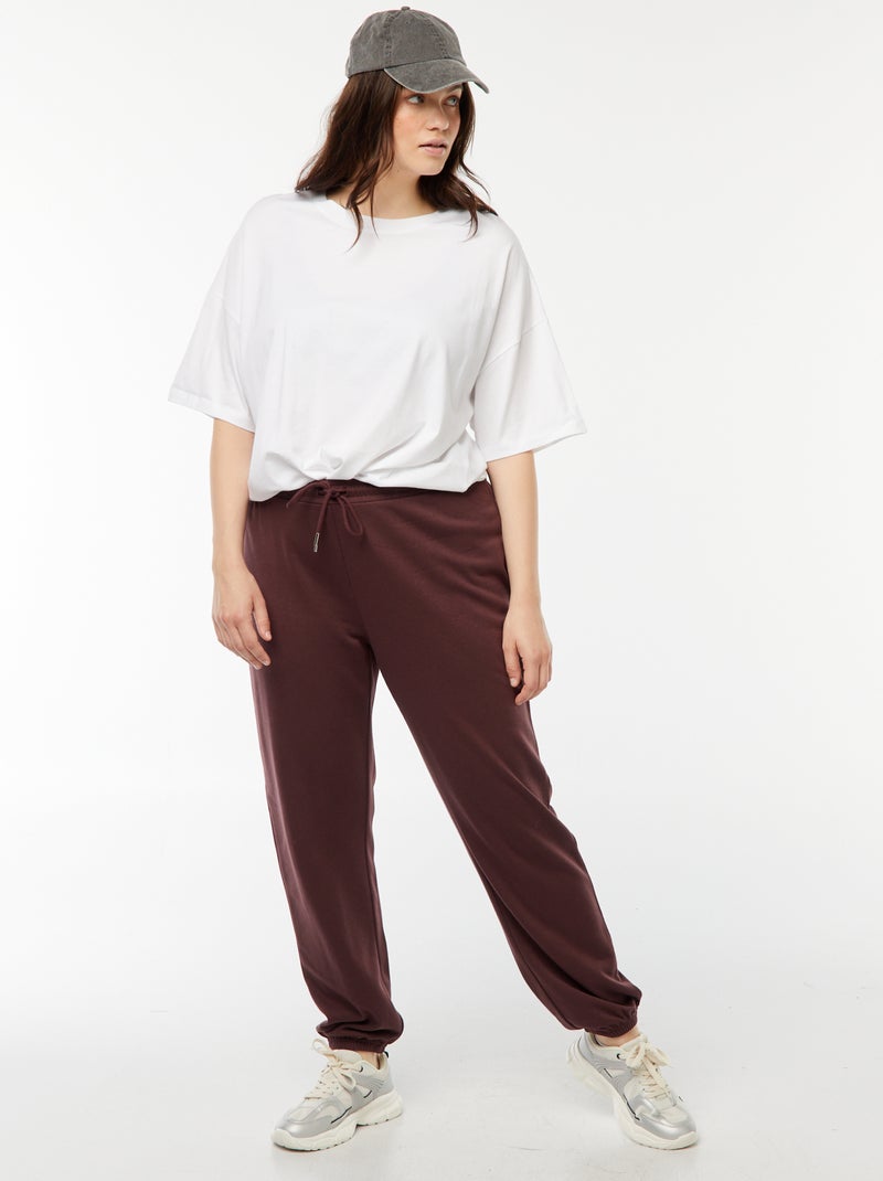 Joggers sportivi in french terry Viola - Kiabi