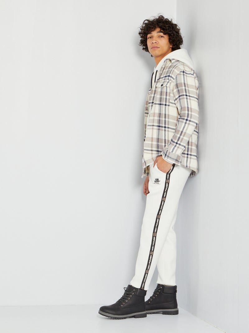 Joggers sportivi in neoprene BIANCO - Kiabi