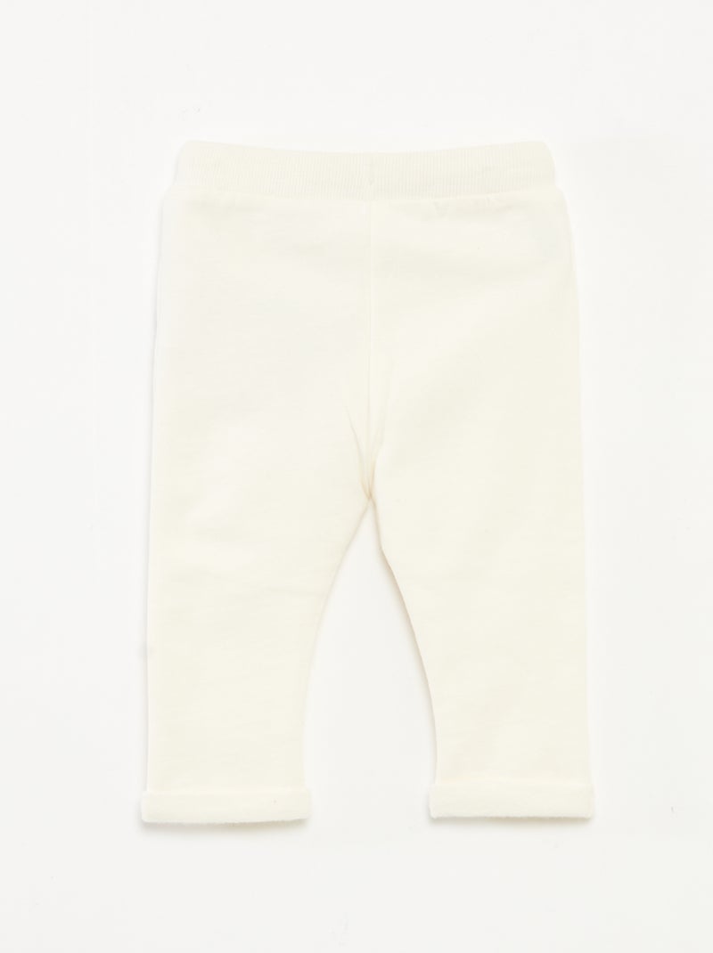 Joggers stampati 'Harrypotter' in pile di cotone Bianco - Kiabi