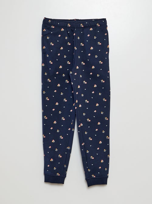 Joggers stampati in tessuto felpato - Kiabi