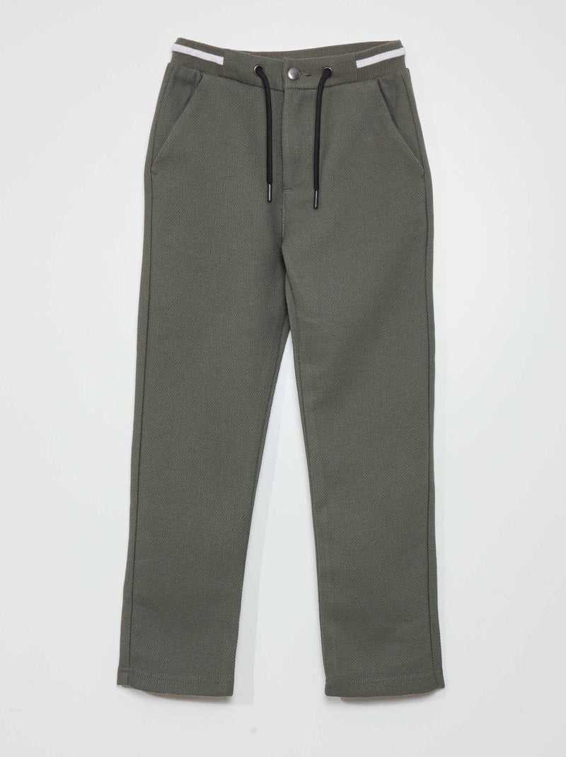 Joggers stile tweed VERDE - Kiabi