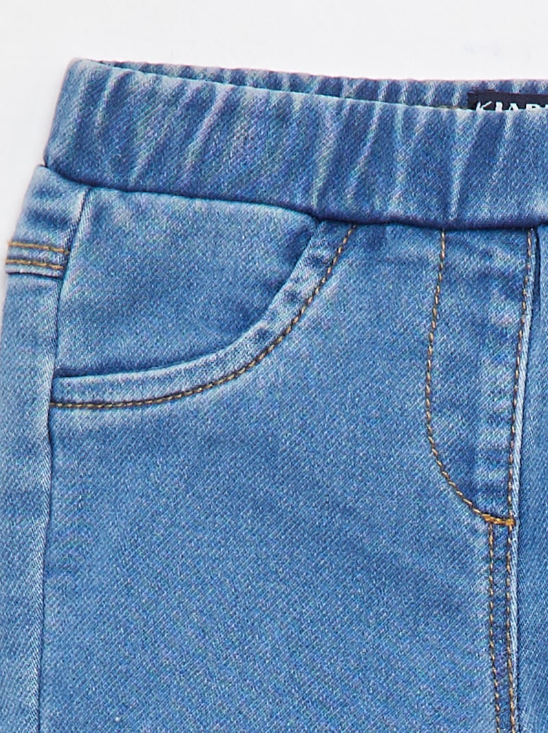 Joggers stretch stile denim Blu - Kiabi