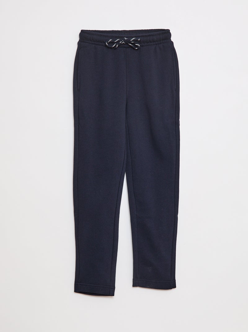 Joggers tinta unita - Taglio più aderente blu - Kiabi