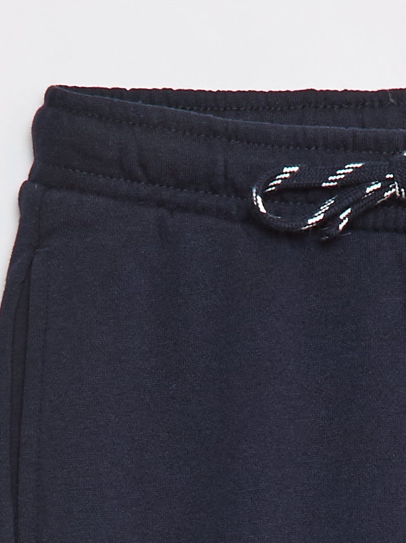 Joggers tinta unita - Taglio più aderente blu - Kiabi