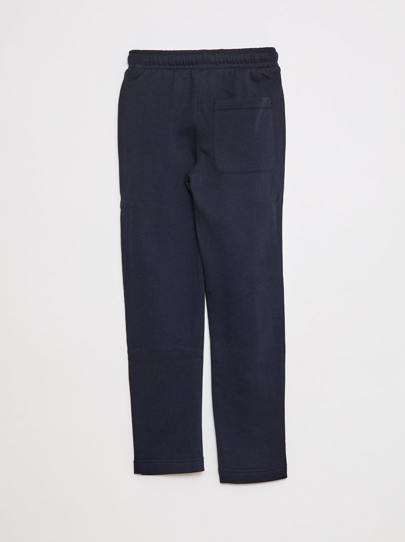 Joggers tinta unita - Taglio più aderente blu - Kiabi