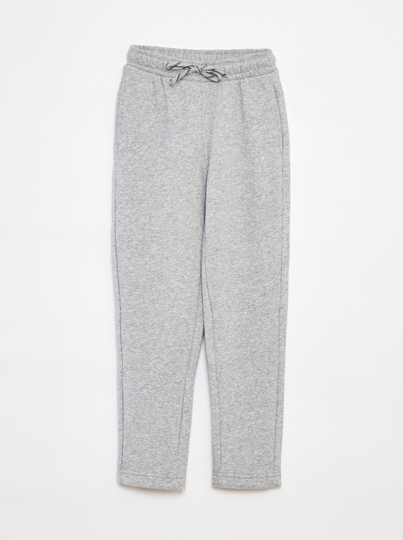 Joggers tinta unita - Taglio più aderente Grigio - Kiabi