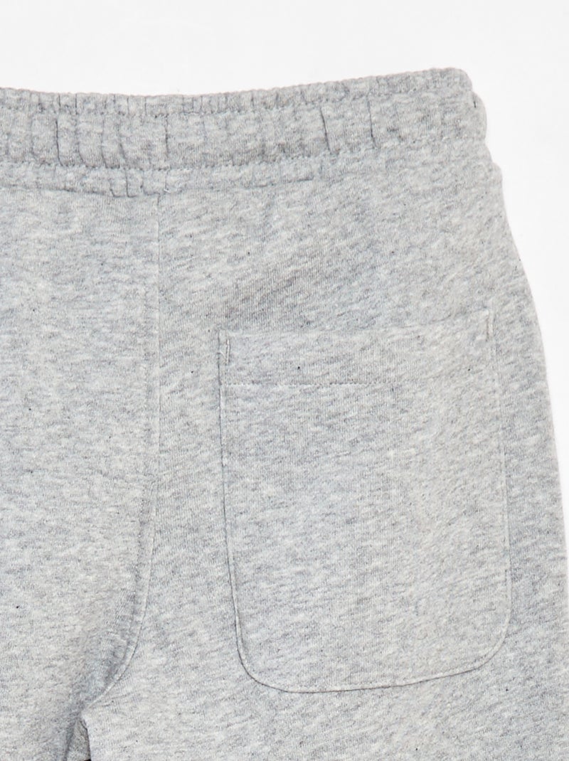 Joggers tinta unita - Taglio più aderente Grigio - Kiabi