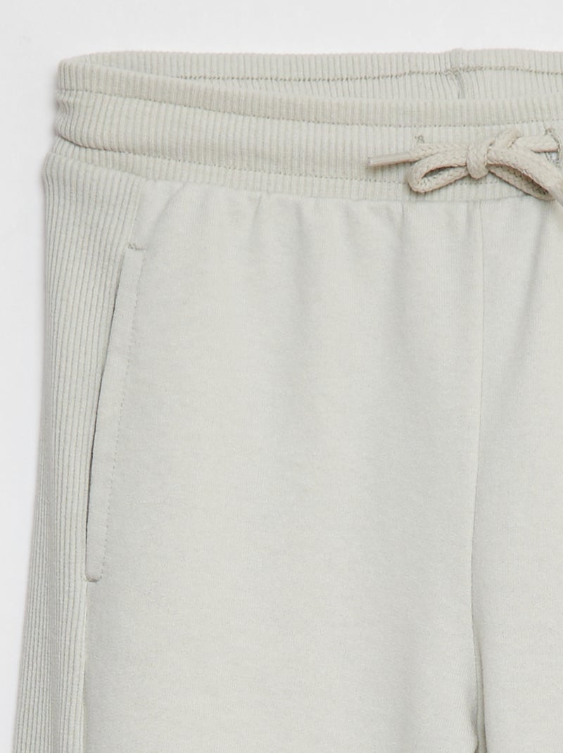 Joggers tinta unita con tasche Grigio - Kiabi
