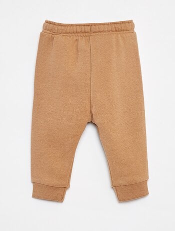 Joggers tinta unita con vita elasticizzata