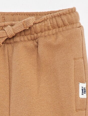 Joggers tinta unita con vita elasticizzata