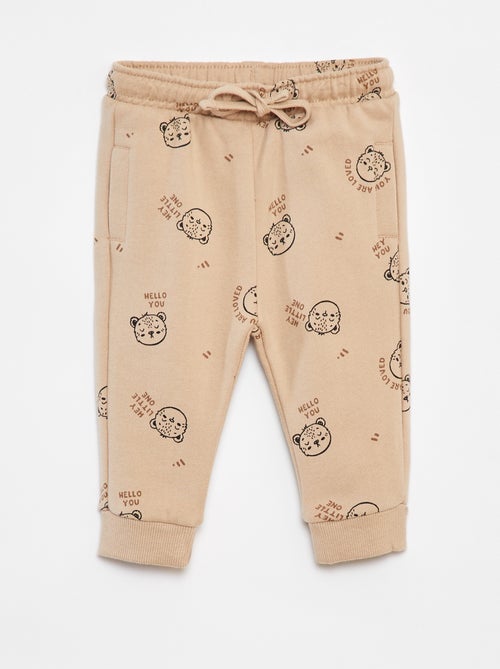 Joggers tinta unita con vita elasticizzata - Kiabi