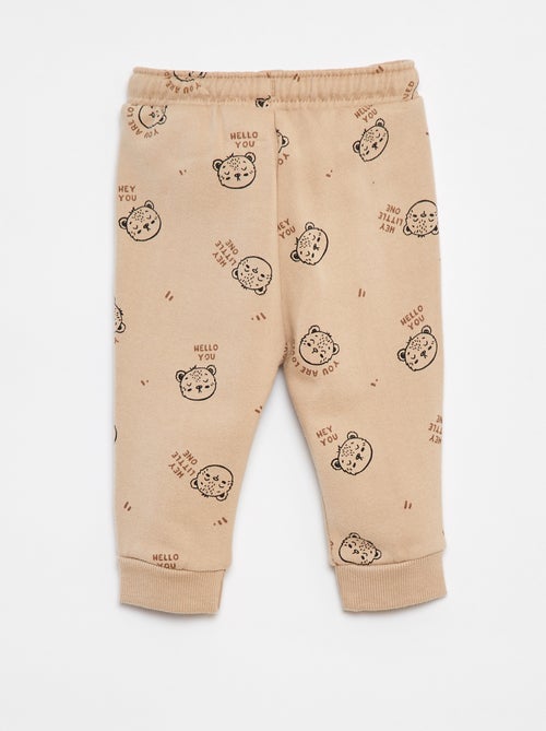 Joggers tinta unita con vita elasticizzata - Kiabi