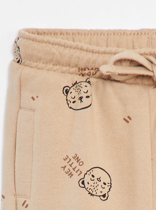 Joggers tinta unita con vita elasticizzata - Kiabi