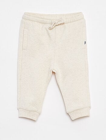 Joggers tinta unita con vita elasticizzata