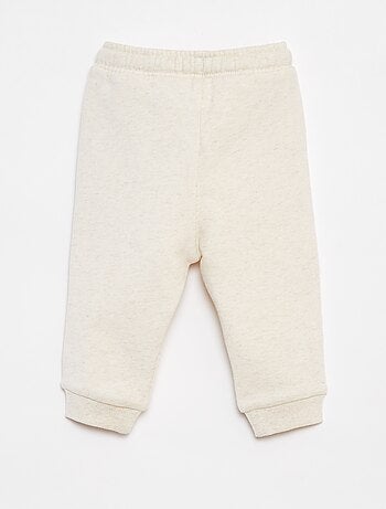 Joggers tinta unita con vita elasticizzata