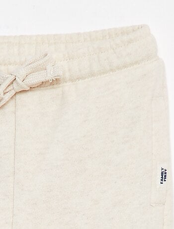 Joggers tinta unita con vita elasticizzata