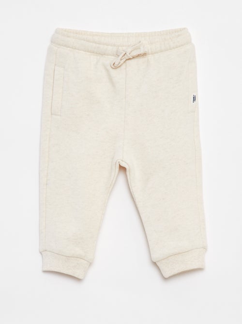 Joggers tinta unita con vita elasticizzata - Kiabi