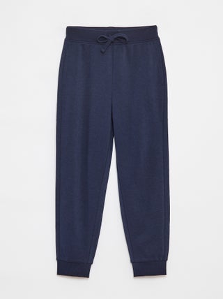 Joggers tinta unita con vita elasticizzata
