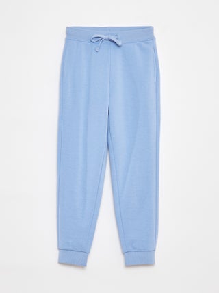 Joggers tinta unita con vita elasticizzata
