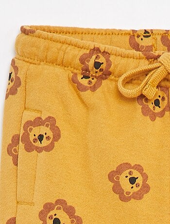 Joggers tinta unita con vita elasticizzata