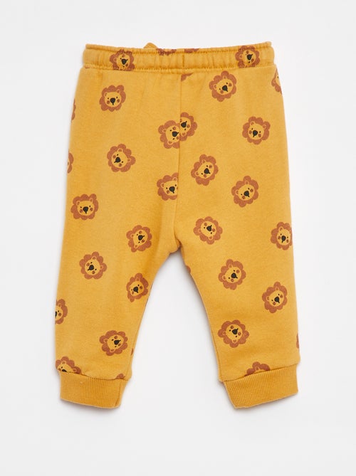 Joggers tinta unita con vita elasticizzata - Kiabi