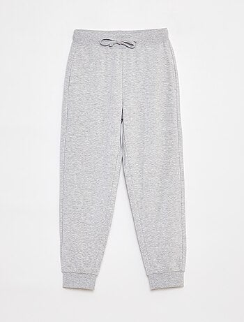 Joggers tinta unita con vita elasticizzata