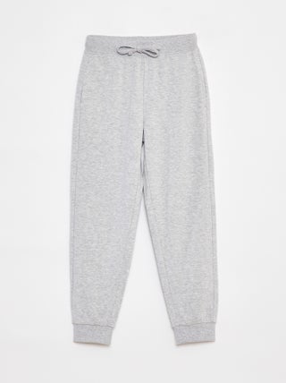 Joggers tinta unita con vita elasticizzata
