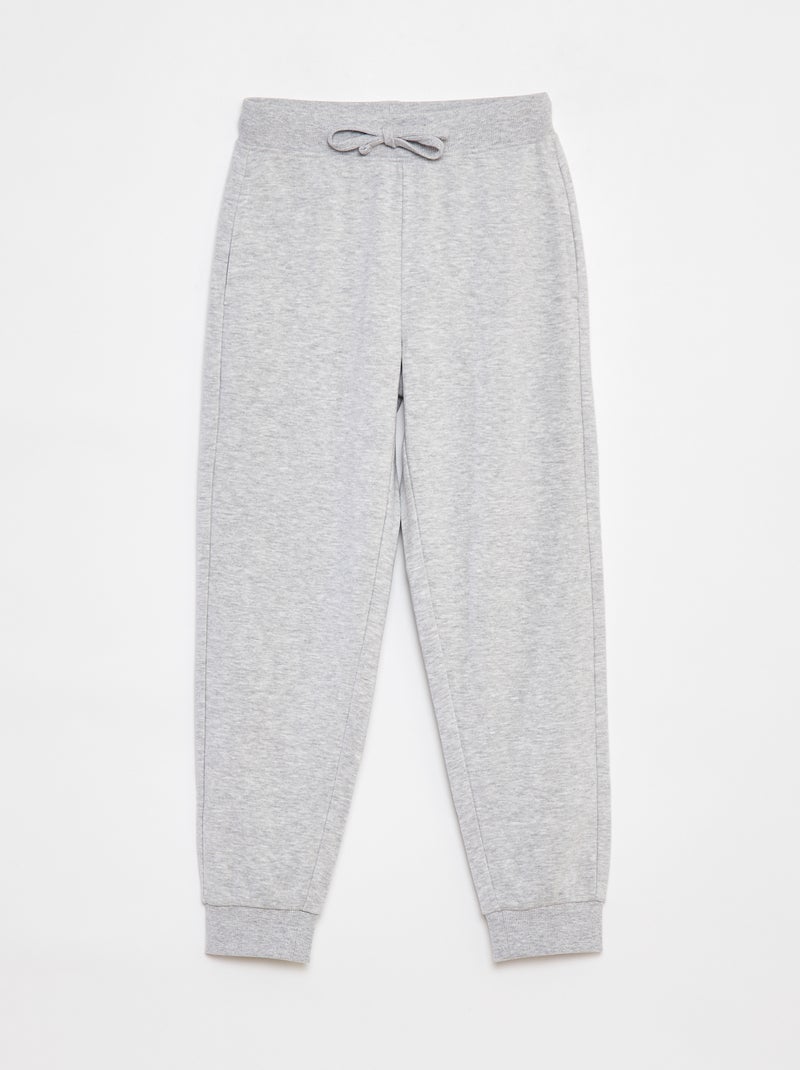 Joggers tinta unita con vita elasticizzata Grigio - Kiabi