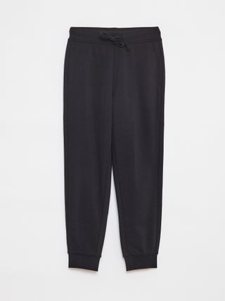 Joggers tinta unita con vita elasticizzata
