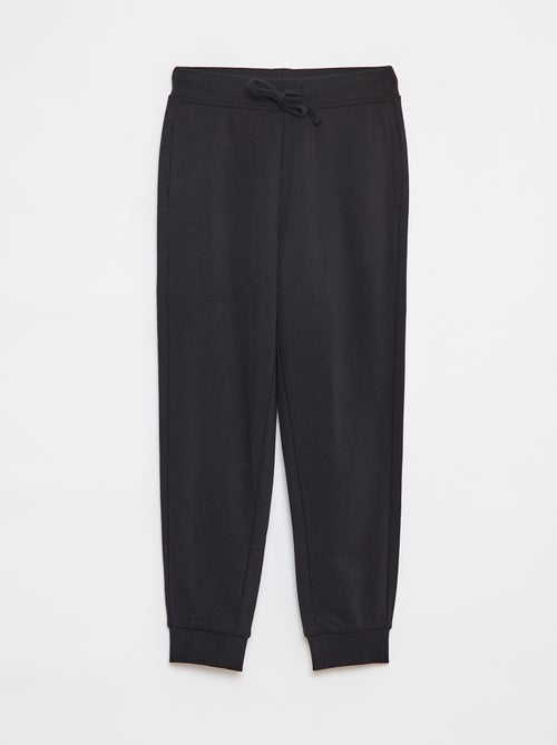 Joggers tinta unita con vita elasticizzata - Kiabi