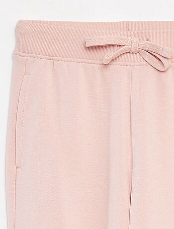 Joggers tinta unita con vita elasticizzata