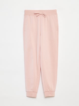 Joggers tinta unita con vita elasticizzata